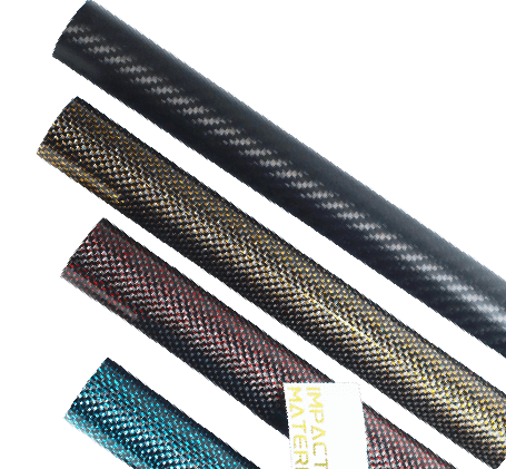 3k Twill Glossy CFRP Carbon Fiber Round Tube Pipes