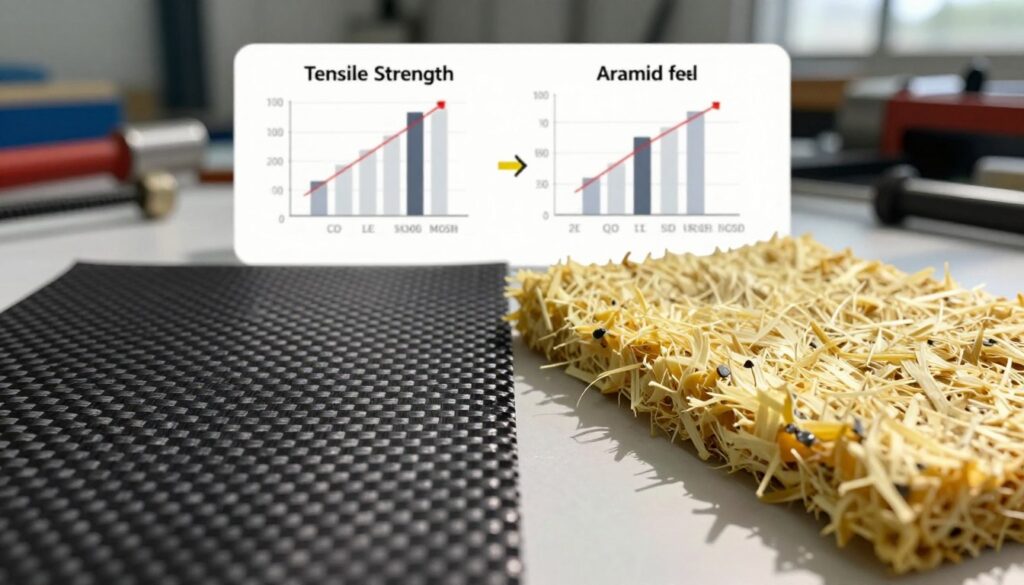 ألياف الكربون مقابل ألياف الأراميد: أيهما الأنسب لتطبيقك الذي يتطلب تحمل إجهاد عالٍ؟