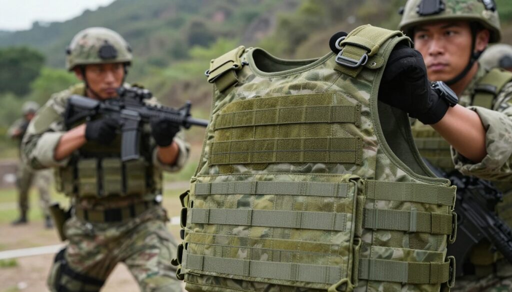 Tejido UHMWPE en aplicaciones militares